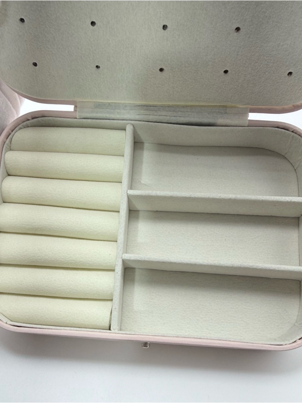 Blush Pink Travel Jewelry Case - Picture 10 of 16